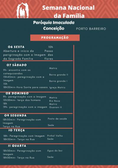 CelebraÃ§Ã£o do Bom Jesus em Passo das Flores serÃ¡ marcada pela abertura da Semana Nacional da FamÃ­lia